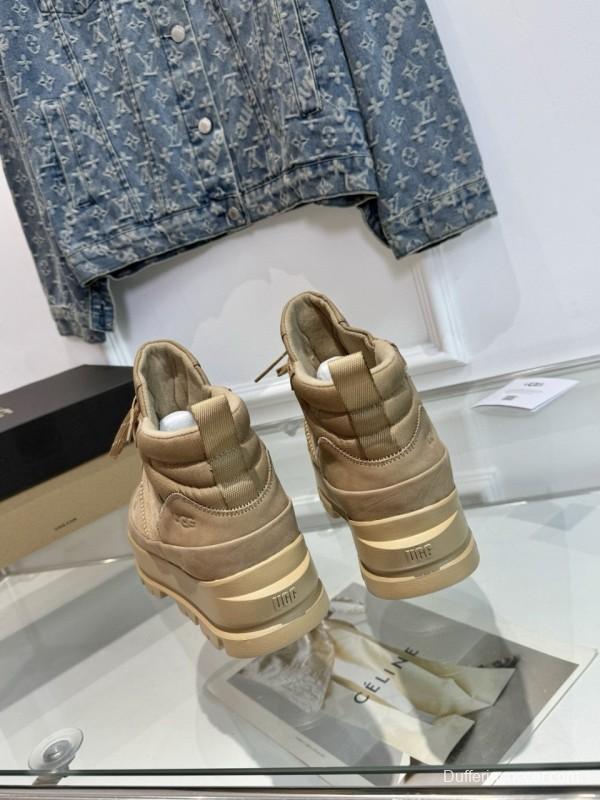 2024 Unisex UGG beige suede leather boots MJ00300