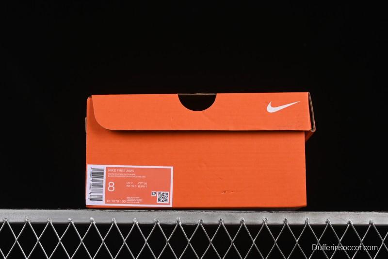 Nike Free 2025 Knit Breathable Cushioned Running Shoes - HF1078-100