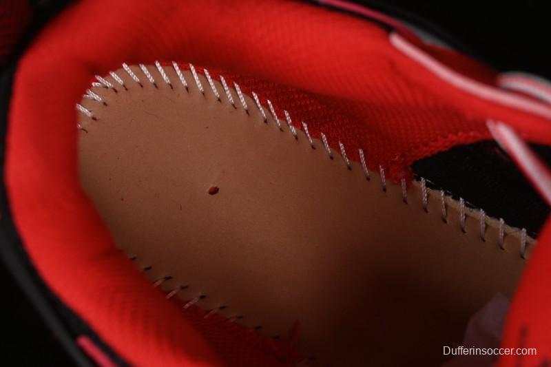 Off-White Be Right Low-Top Lifestyle Casual Shoes in Black Red