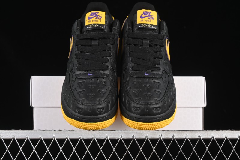 Nike Air Force 1 '07 Low Kobe Full-Grain Leather Casual Sneakers - HV5122-001