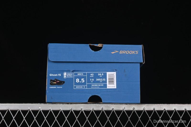 Brooks Ghost 15 Low-Cut Breathable Cushioned Support Casual Running Shoes - 1203801B013