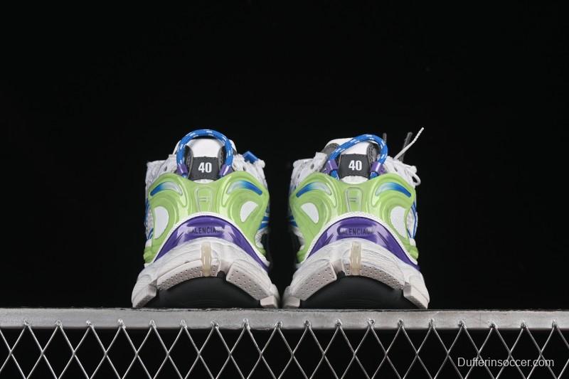 Balenciaga Runner Kith Four Color Retro Casual Shoes - W3RMU9043