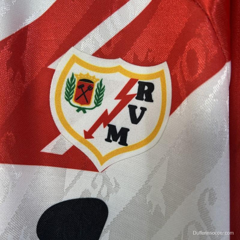 94/95 Retro Rayo Vallecano Home Jersey