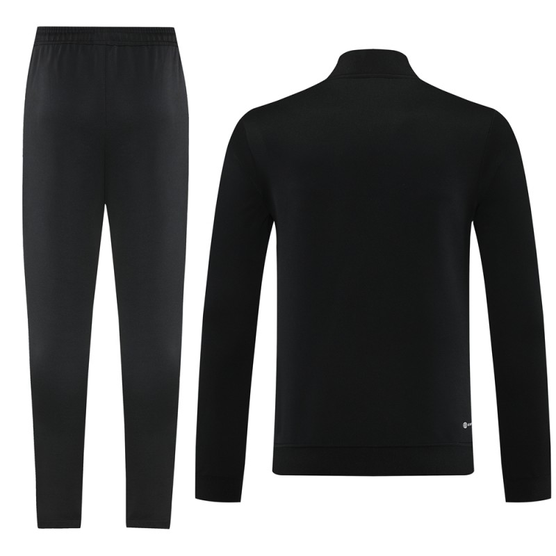 2025 Adidas Orange/Black Full Zipper Jacket +Long Pants