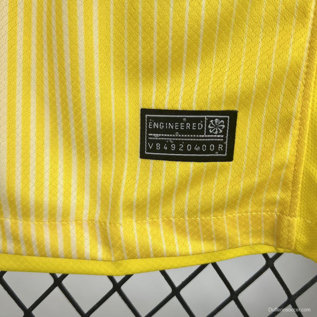 2025/26 Corinthians Yellow Goalkeeper Jersey
