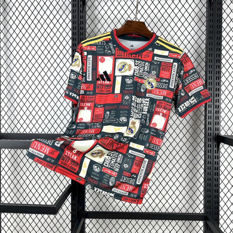 2025/26 Real Madrid Doodle Board Jersey