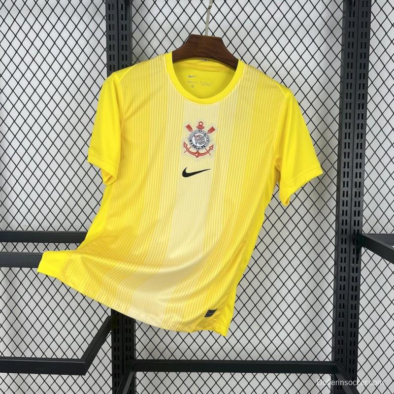 2025/26 Corinthians Yellow Goalkeeper Jersey