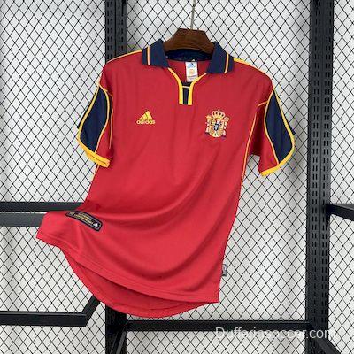 Retro 1998 Spain Home Jersey