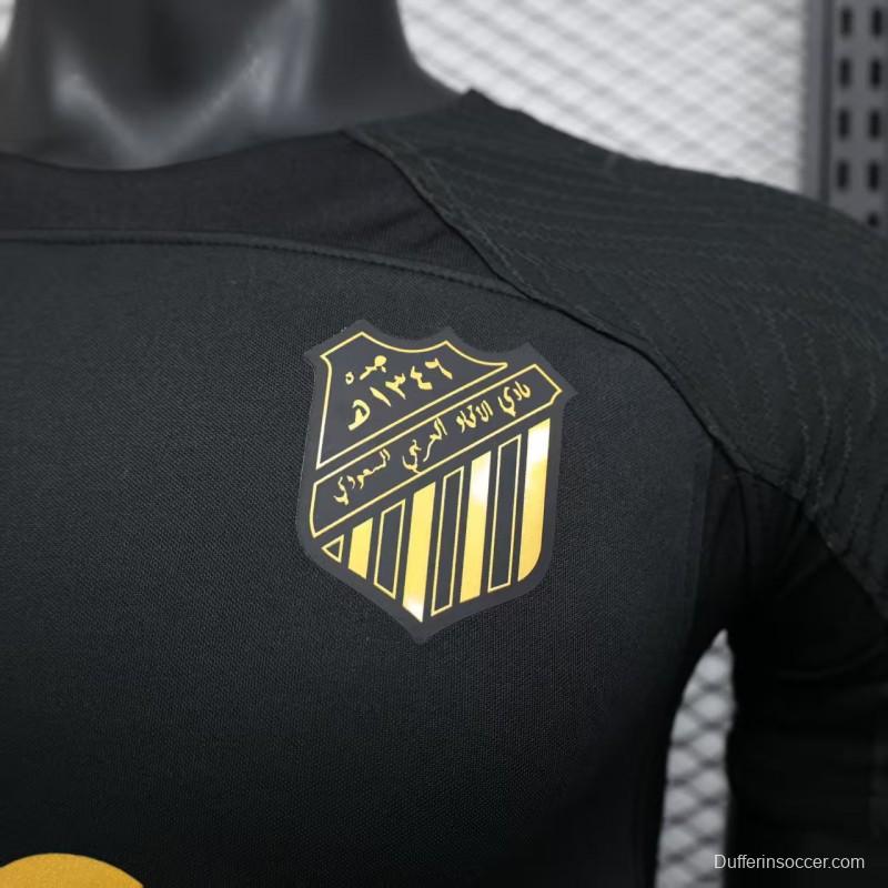 Player Version 25/26 Al-Ahli Champion Black Jersey