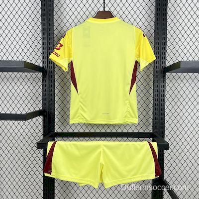2025/26 Kids Benfica Yellow Goalkeeper Kit