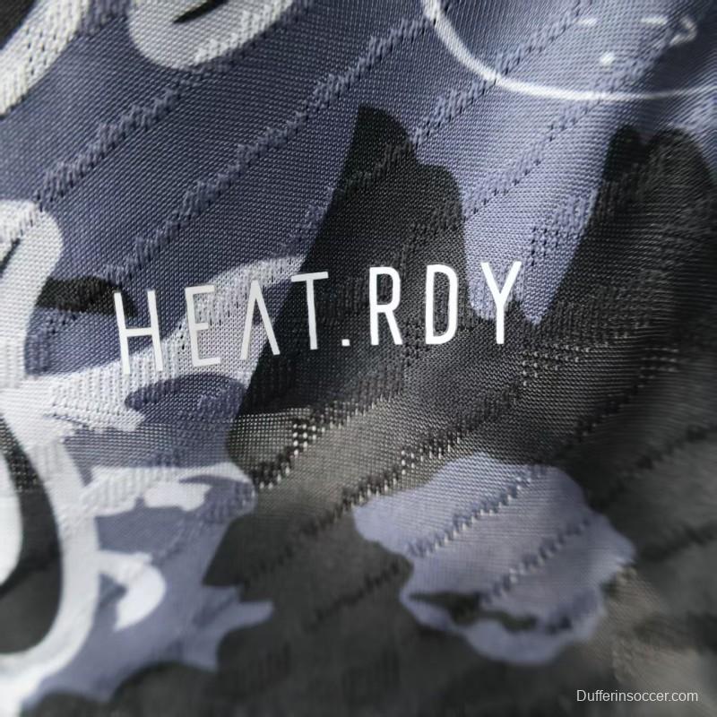 Player Version 2025 Japan Gray with Traditional Dragon and Cherry Blossom Pattern Jersey