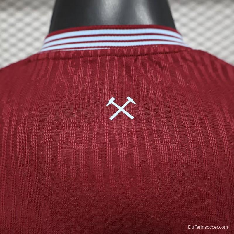 Player Version 25/26 West Ham Home Jersey