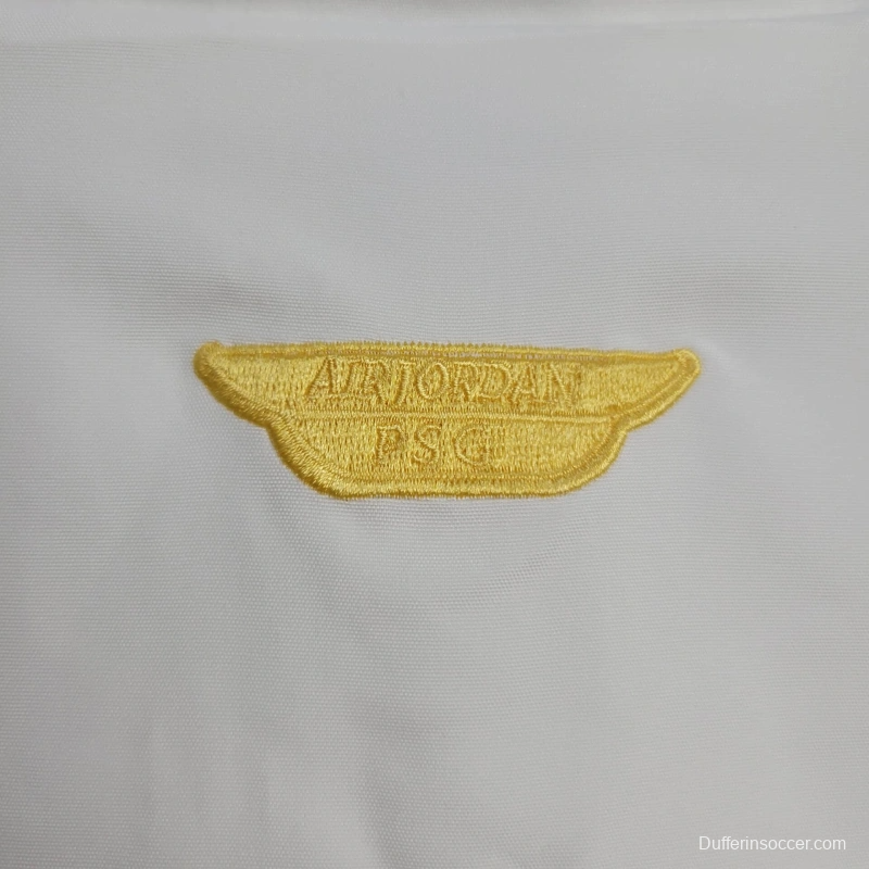 25/26 PSG Air Jordan Jacket White Windbreaker