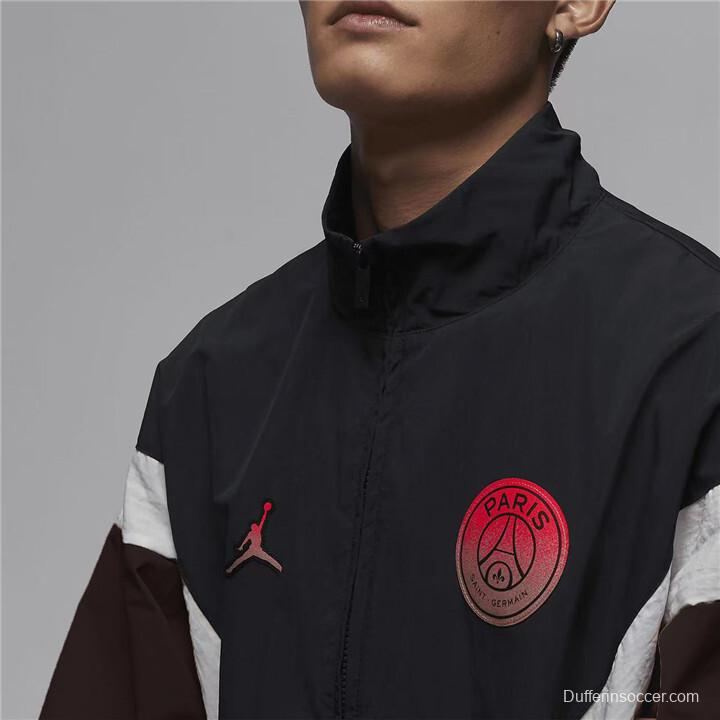 25/26 PSG Retro Color Block Track Jacket Set - Blue/Black/Pink Collection Windbreaker 3 Colors