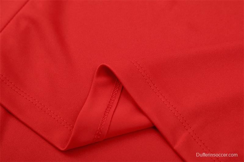 Retro 05/06 AC Milan Red Half Zipper Jacket