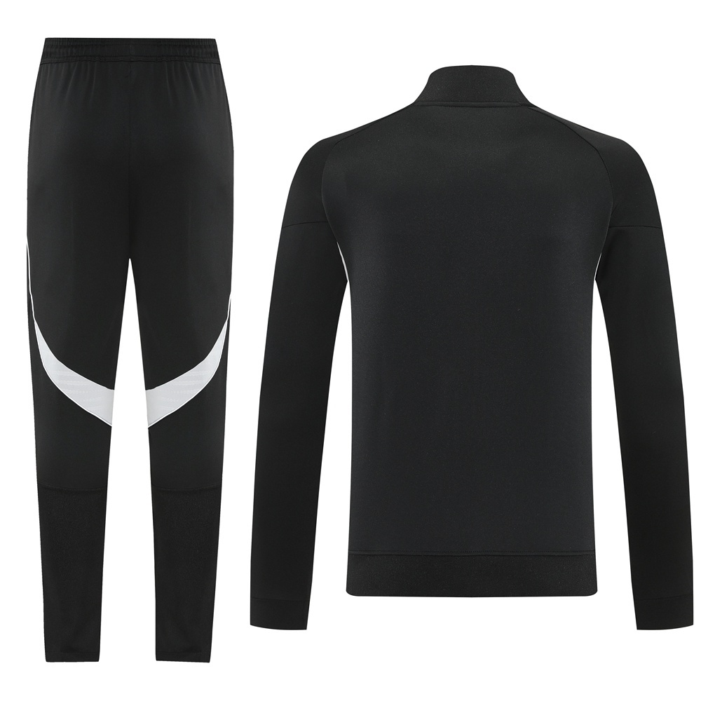 2025 Adidas Black Full Zipper Jacket + Long Pants