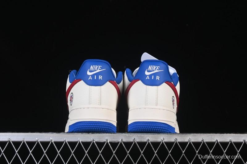 Nike Air Force 1 '07 Low NBA Collaboration Clippers Blue Red Casual Sneakers - QW5606-274