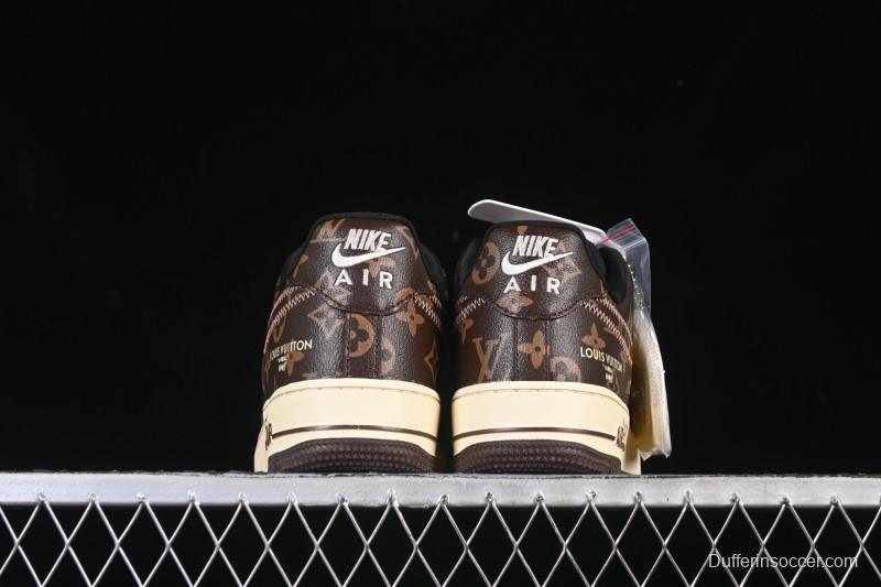 Nike Air Force 1 '07 Low LV Collaboration Coffee Gray Casual Sneakers - SC0601-563