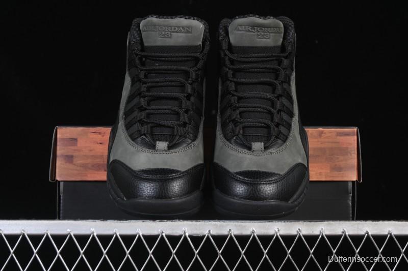 Nike Air Jordan 10 Retro Shadow Grey Basketball Shoes - HJ6779-001