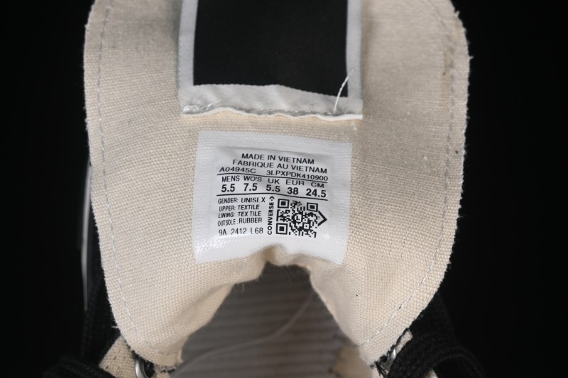 Rick Owens Drkshdw Converse Chuck 70 High Top Platform Casual Canvas Shoes - A06754C