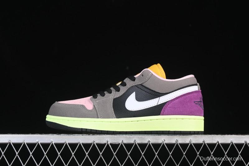 Nike Air Jordan 1 Low Tokyo Bio Hack Casual Sneakers - HQ2010-005