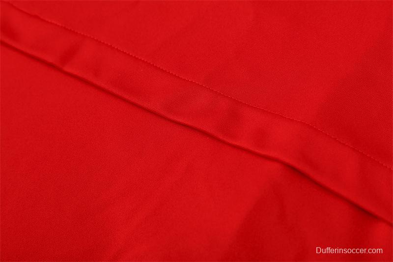 Retro 02/03 Manchester United Red Half Zipper Jacket