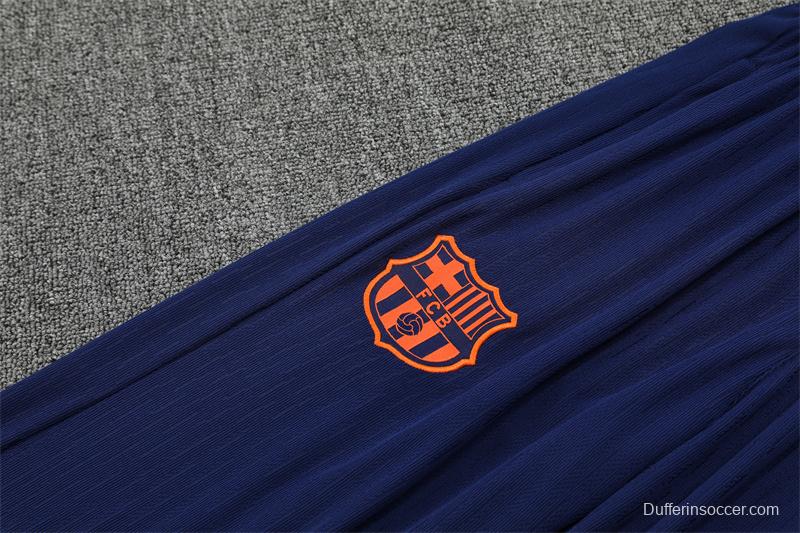 25/26 Barcelona Blue Orange Camouflage T90 Short Sleeve Jersey+Shorts