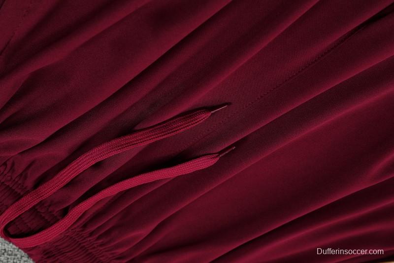 25/26 Arsenal Adidas Original Wine Short Sleeve Jersey+Shorts