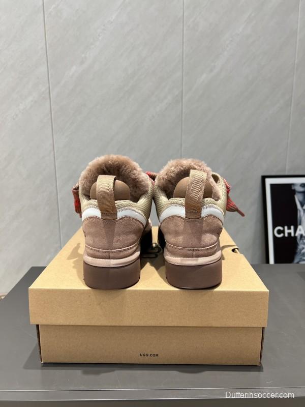 UGG Platform Loafers Series Round Toe Chunky Sole Casual Shoes - MJ00270