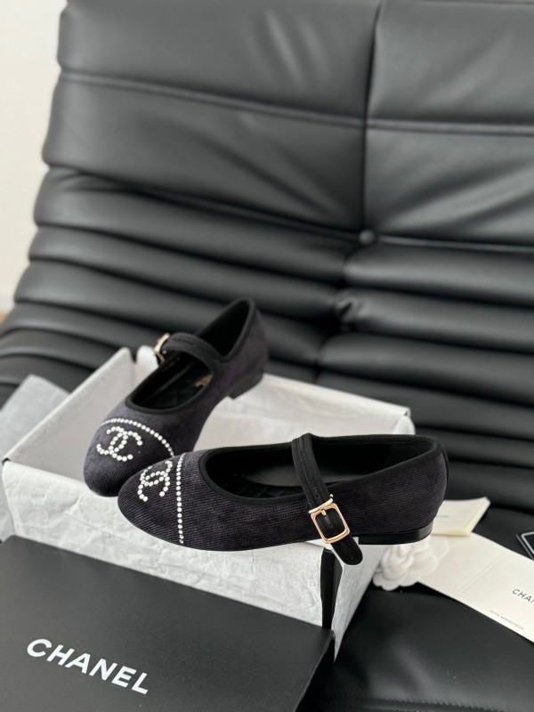 Chanel 2025 SS Runway Mary Jane Flats - LY00300