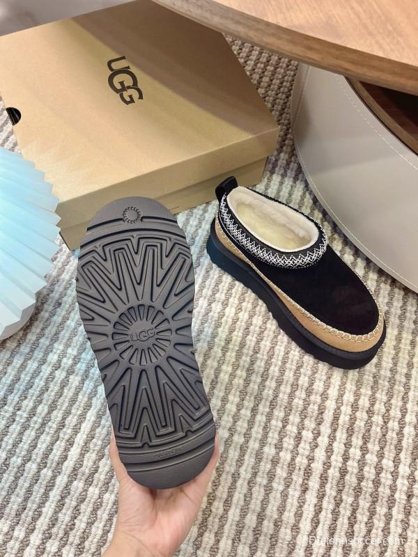 UGG Ethnic Tazz Series Thickened Heightening Slippers One-Step On - MJ00220
