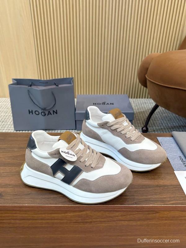 Hogan H-STRIPES Series Couple Thick Sole Dad Shoes Airship Shoes Casual Sports Shoes - AS00350