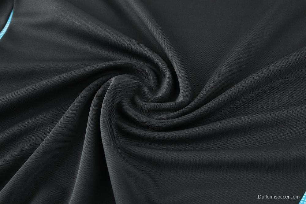 2025 Argentina Dark Gray Short Sleeve+Soccer Shorts