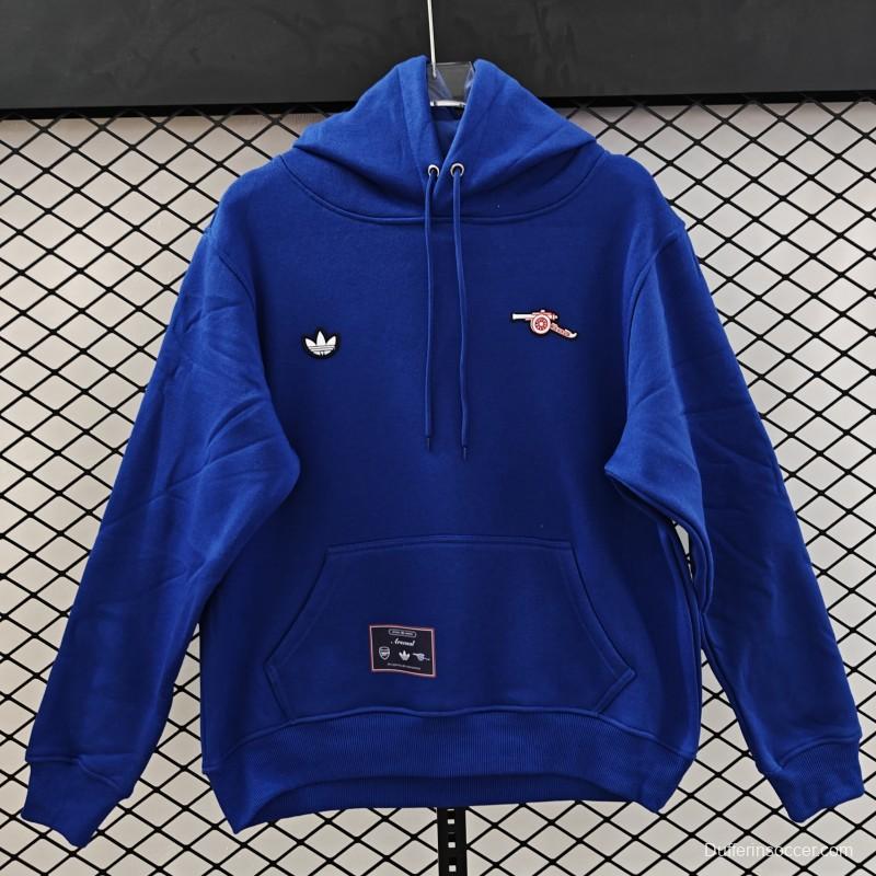 25/26 Arsenal Embroidered Logo Hoodie 7 Colors