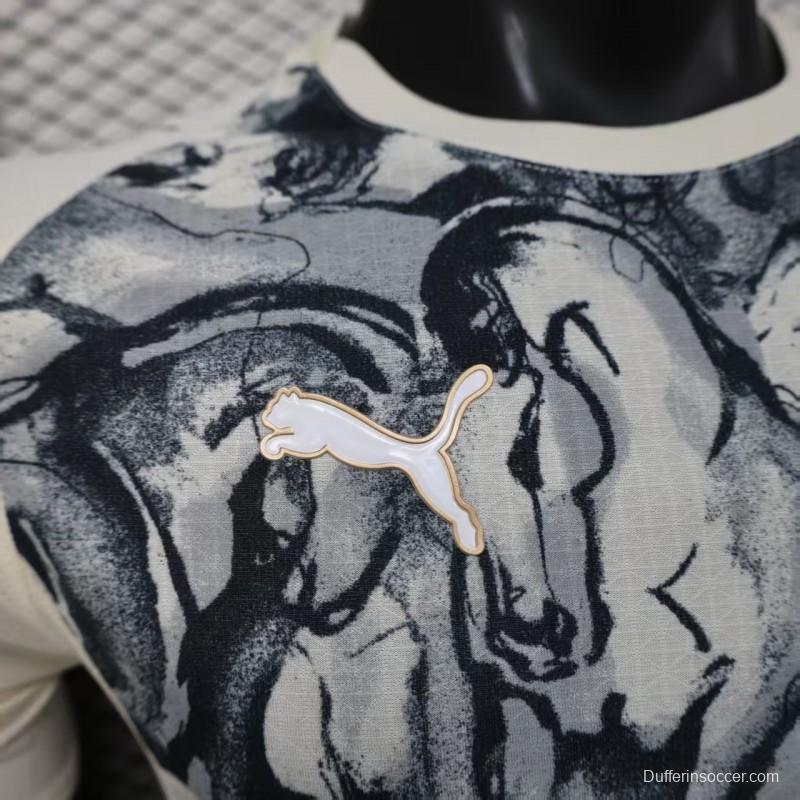 Player Version 25/26 Manchester City 2026 'Year of the Horse' Special Jersey