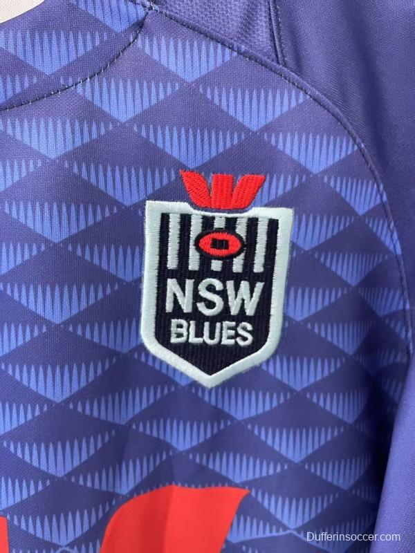 2026 NSW Blues Royal Blue to Sky Blue Gradient with Diamond Pattern Women's Jersey