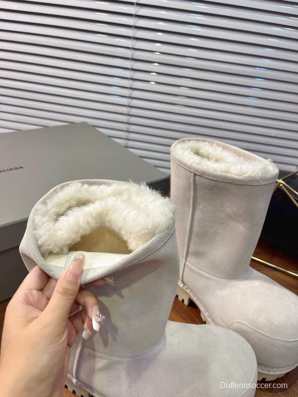 Balenciaga 2025 SS Oversized High Heel Snow Boots - AS00520