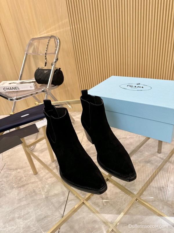 Prada Classic Pointed Toe Boots - LY00310