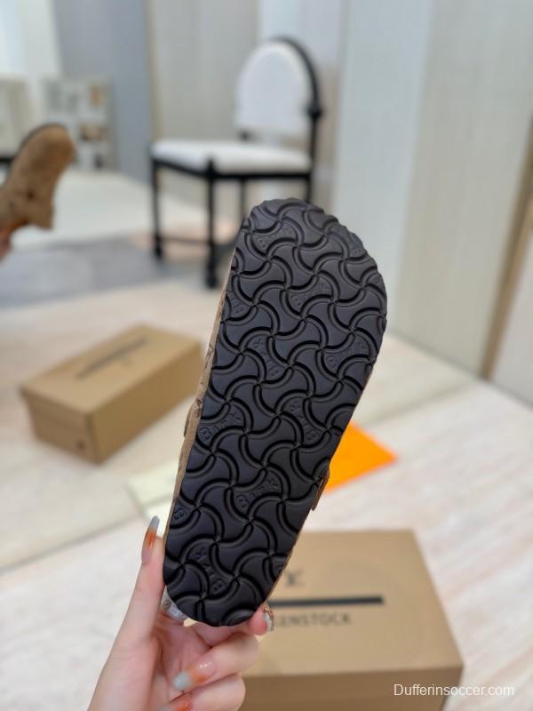 Louis Vuitton Louis Vuitton × BIRKENSTOCK Boston Soft Sole Mule Slippers - KFY00300