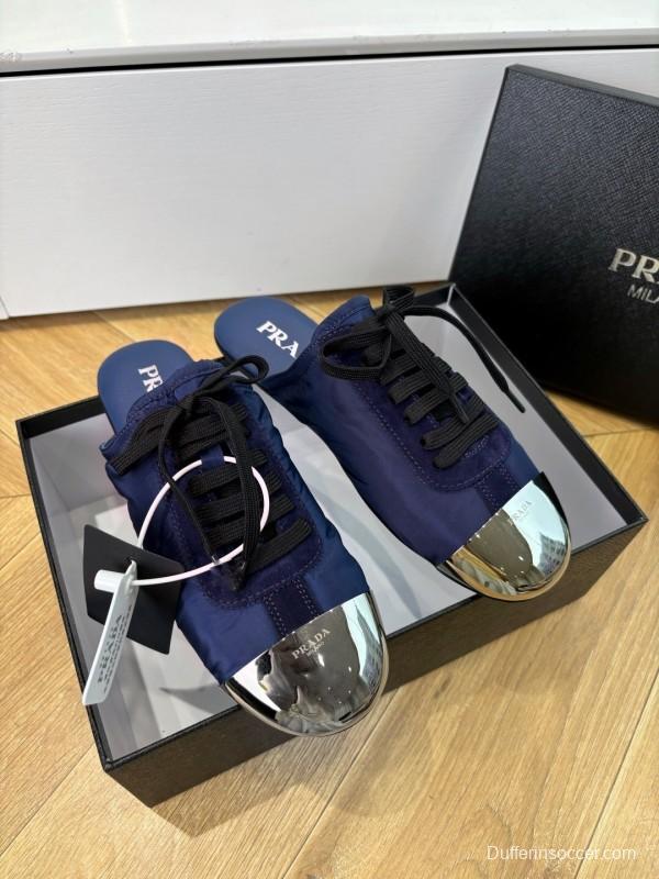 Prada 2025/SS Metal Toe Thin Sole Training Shoes Casual Shoes - LY00270