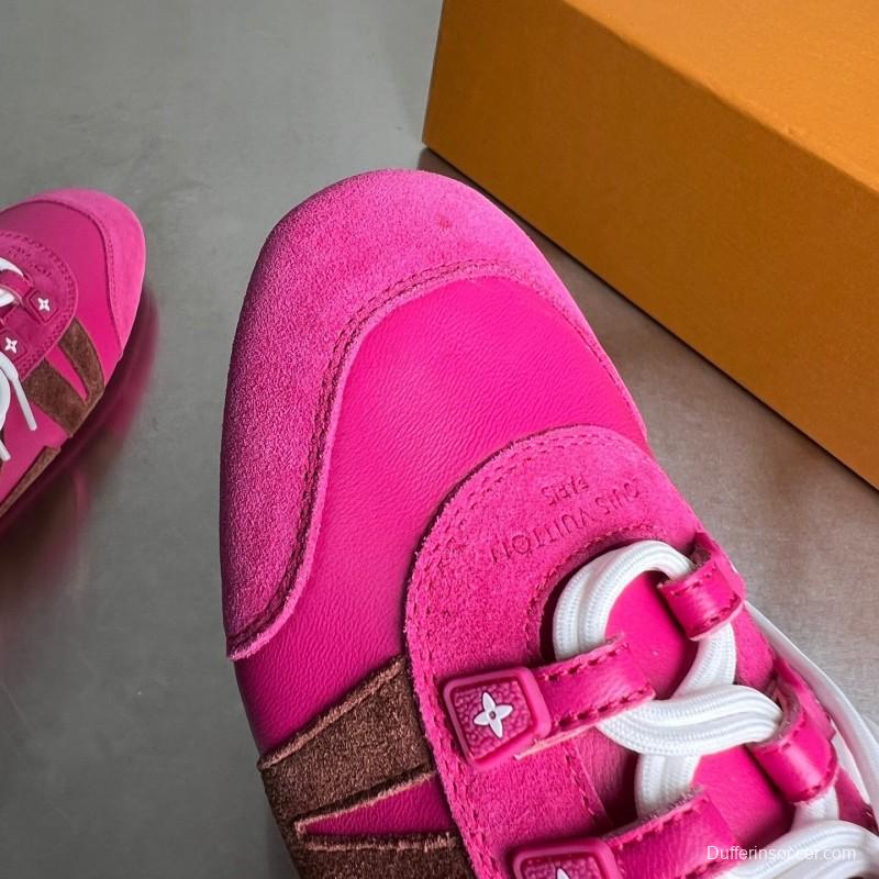 Lv Sneakerina 2025 SS Ballet Round Toe Lace-Up Low Top Lifestyle Casual Shoes - YC