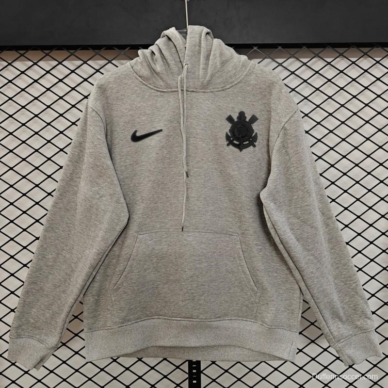 Player Version 25/26 Corinthians Black Full Zipper Jacket-9 Colors