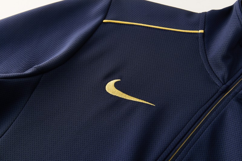 2026 NIKE Navy Full Zipper Jacket + Long Pants