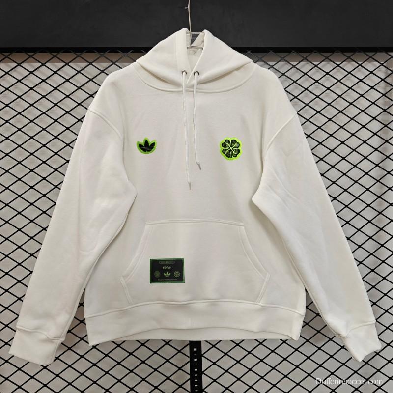 25/26 Celtic Embroidered Logo Hoodie 9 Colors