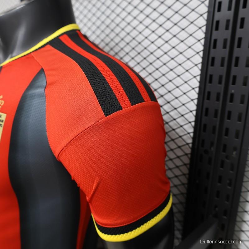 Player Version 2026 Belgium Home Jersey