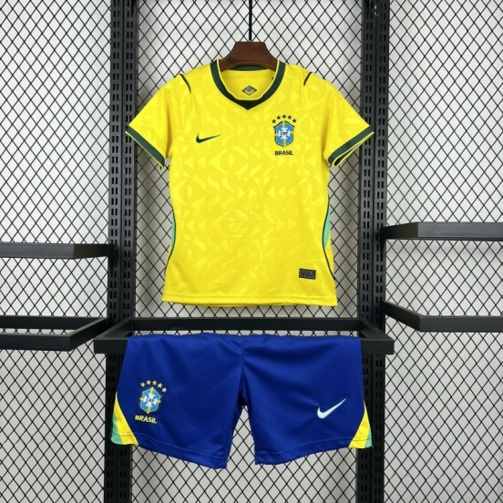 2026 Kids Brazil World Cup Home Kit