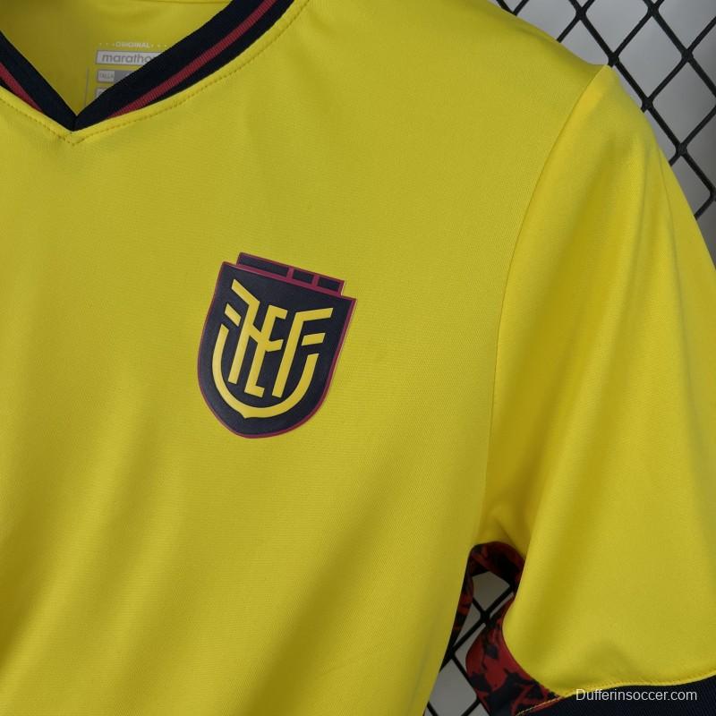 2026 Mens Ecuador World Cup Home Jersey