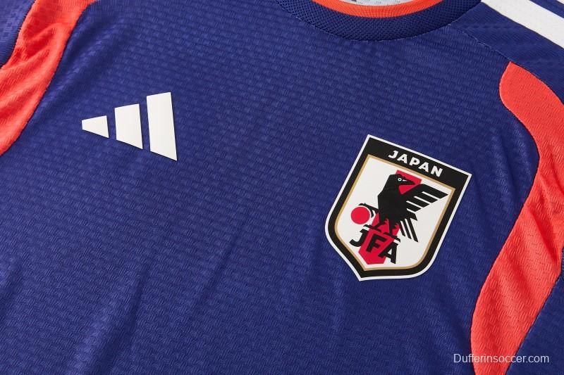 26/27 Japan  Blue  Short Sleeve+Soccer Shorts