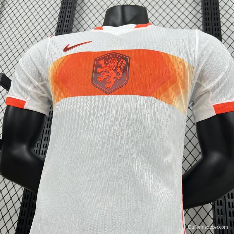 2026 Player Version Mens Netherlands World Cup Away Jersey
