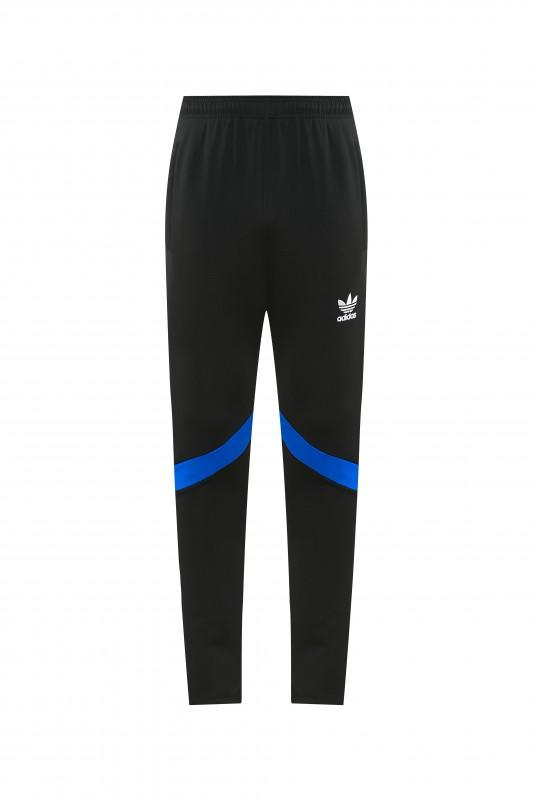 2026/27 Adidas Originals Black & Royal Blue Full Zipper Jacket Tracksuit + Long Pants